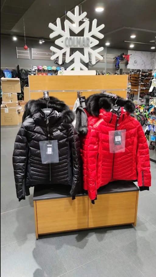 Outdoor Seekers store — hunting and fishing gear section